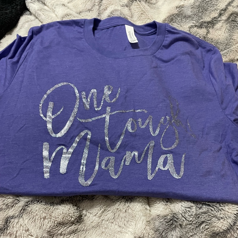 Declan and crew one tough mama shirt size large